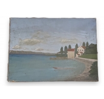 Tableau "Bord de lac"