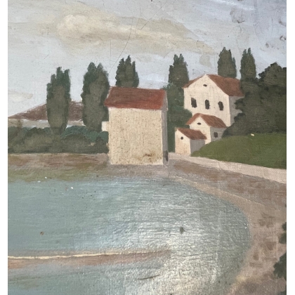 Tableau \"Bord de lac\"