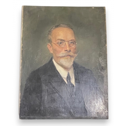 Tableau \"Portrait d\'un professeur\"