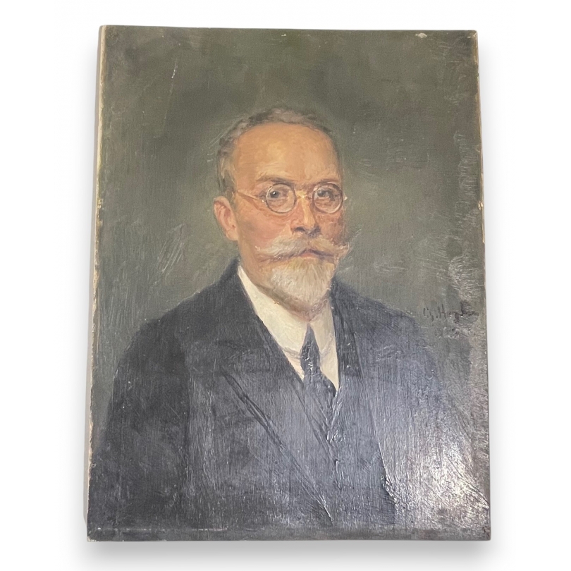 Tableau \"Portrait d\'un professeur\"