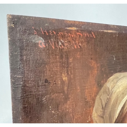 Tableau \"Portrait d\'une femme\" signé