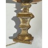Lampe Urne en bois doré