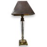 Lampe en cristal et laiton