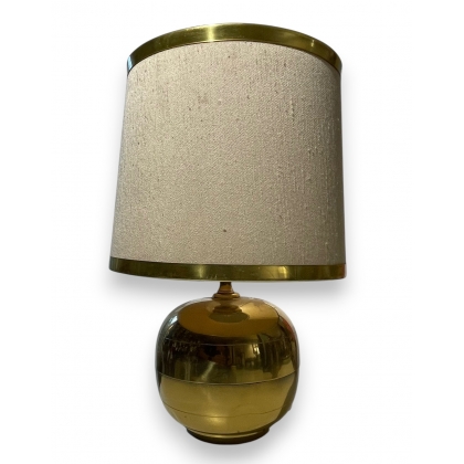 Lampe boule en laiton