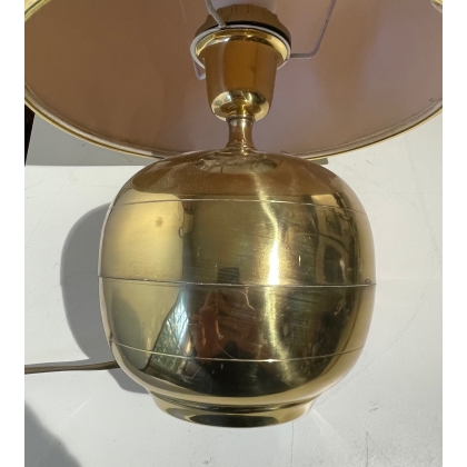 Brass ball lamp