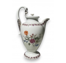 Cafetière de Meissen, anse cygne