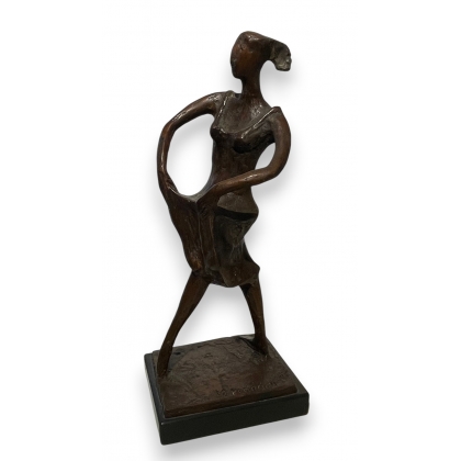 Bronze \"Danceuse\" signé M PERINCIOLI