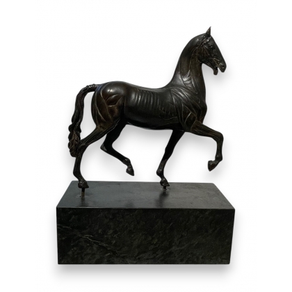 Bronze \"Cheval de Mattei\" d\'après Jean Bologne