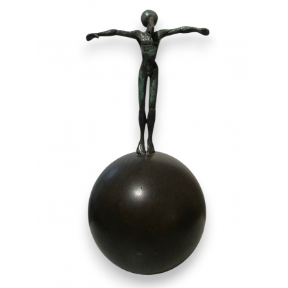 Bronze \"Le sauveur du monde\" signé USTINOV