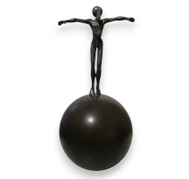 Bronze "Le sauveur du monde" signé USTINOV