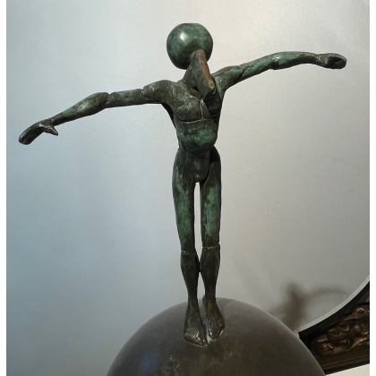 Bronze "Le sauveur du monde" signé USTINOV