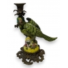 Bougeoir perroquet vert