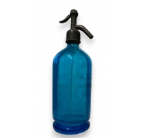 Siphon en verre bleu Félix ROD Rolle