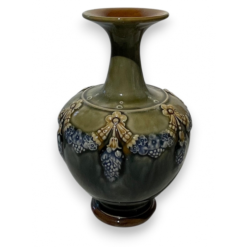 Vase Guirlande en faïence Royal Doulton