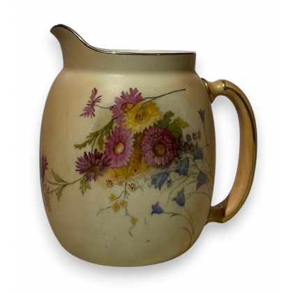 Pichet Fleurs en porcelaine Royal Worcester
