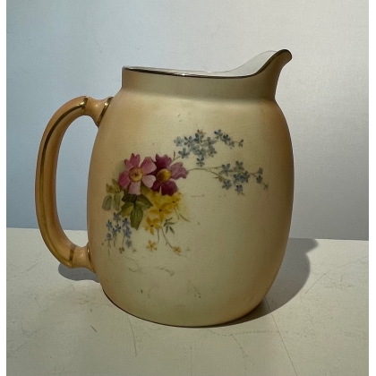Pichet Fleurs en porcelaine Royal Worcester