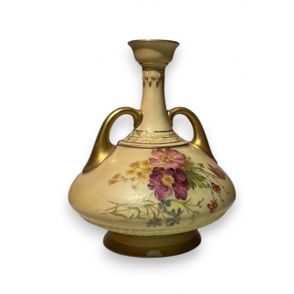 Vase Fleurs en porcelaine Royal Worcester