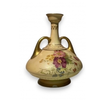 Vase Fleurs en porcelaine Royal Worcester