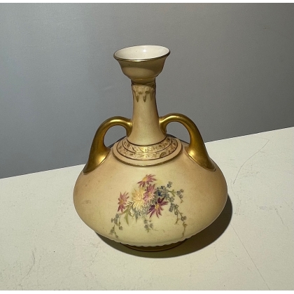 Royal Worcester porcelain flower vase