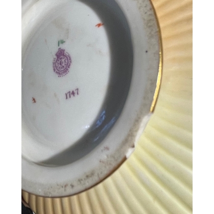 Royal Worcester porcelain flower vase