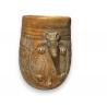 Vase précolombien Tatou en terre cuite