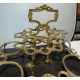 Intérieur de cave à liqueur en bois et bronze