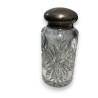 Flacon en cristal, bouchon argent 800