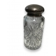 Flacon en cristal, bouchon argent 800