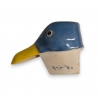 Pichet "Canard" bleu et jaune (Couvercle)