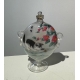 Flacon peint sous-verre Chats