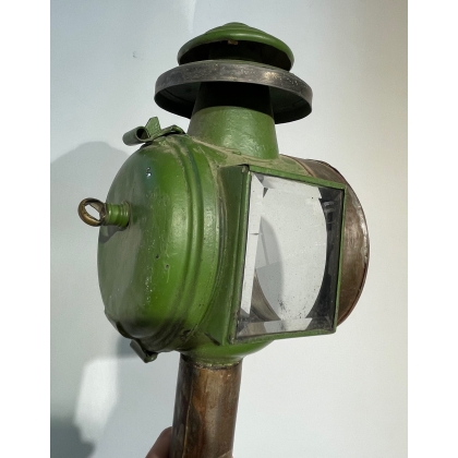 Green carriage lantern