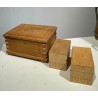 Carved beech game box