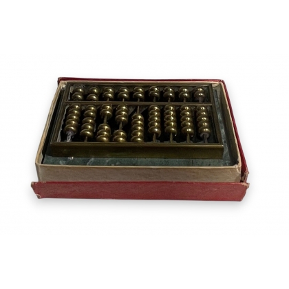 Boulier miniature en laiton