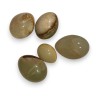A collection of 5 onyx eggs