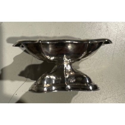 Lot de 4 sallières en argent