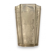 Verre gravé Chasse et Armoiries