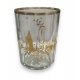 Verre décor doré