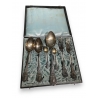 Cofffret de cuillères et fourchettes en argent