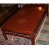  Table basse laquée, pieds chinois, sur  Moinat SA  - Antiquités décoration