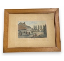 Gravure "Tour-de-Peilz" par WEIBEL