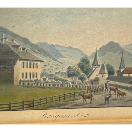 Gravure "Rougemont" par WEIBEL