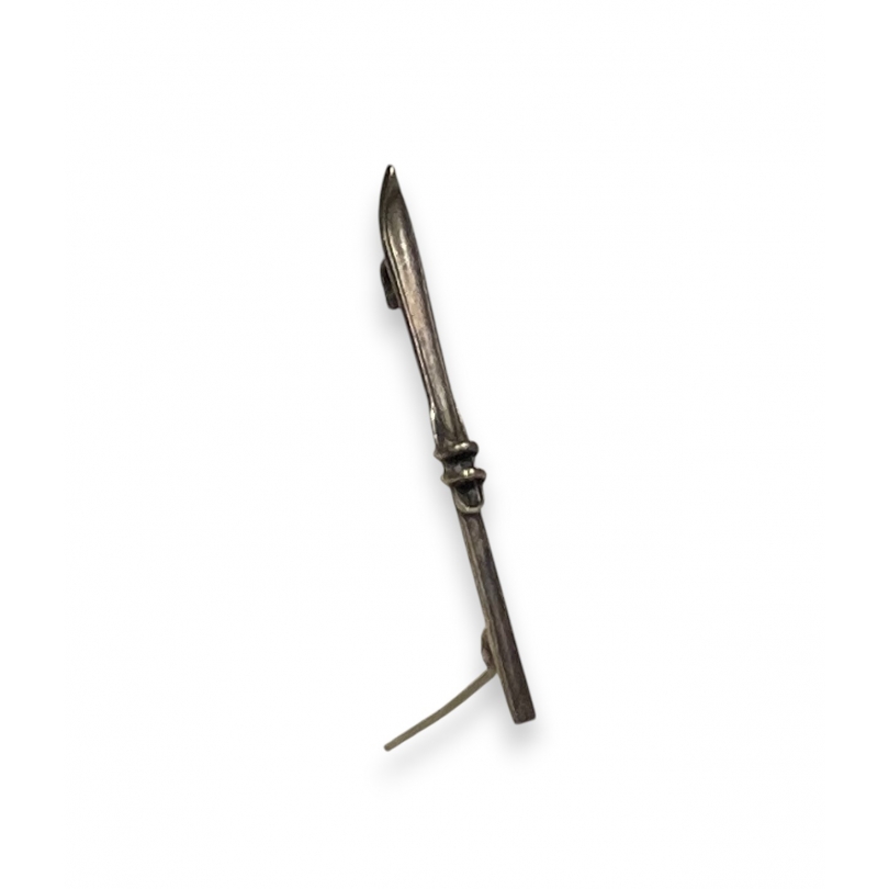 Broche Ski en argent