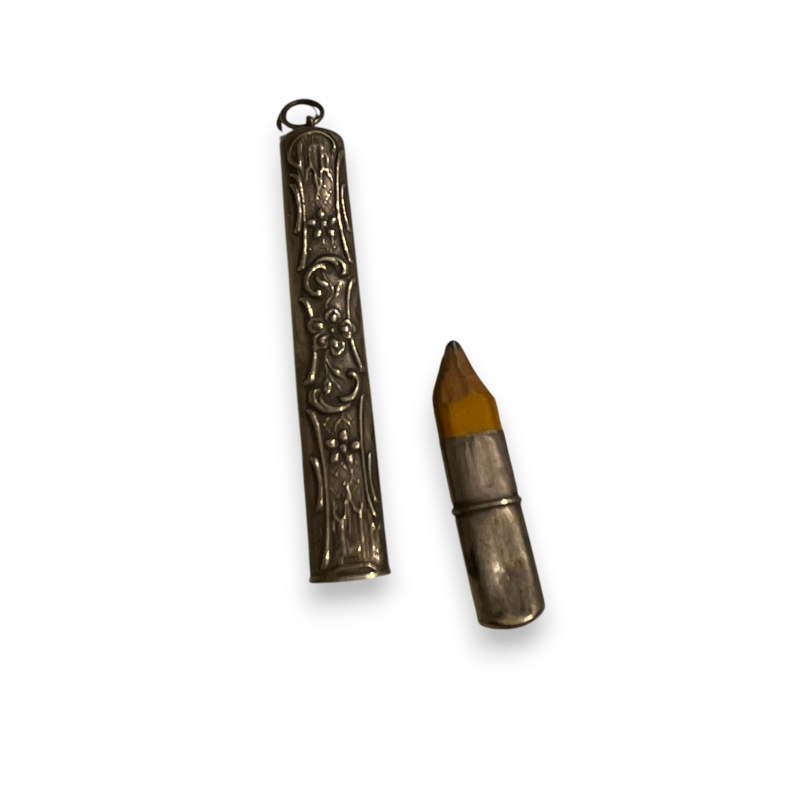 Porte-crayon en argent