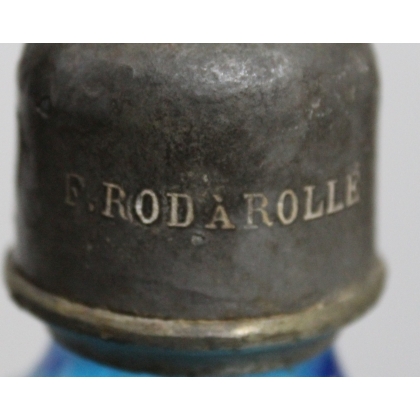 Siphon en verre bleu Félix ROD Rolle