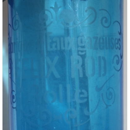 Siphon en verre bleu Félix ROD Rolle