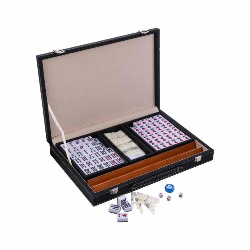 Jeu de Mah-jong, valise noire