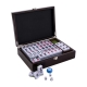Jeu de Mah-jong, coffret bois