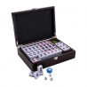 Jeu de Mah-jong, coffret bois