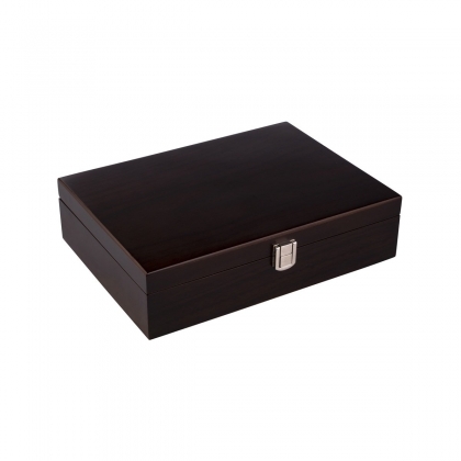 Jeu de Mah-jong, coffret bois