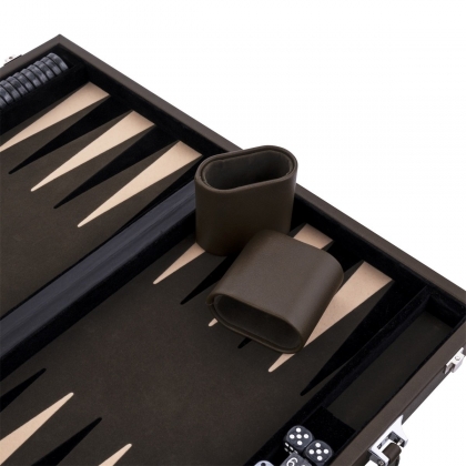 Coffret de Backgammon brun